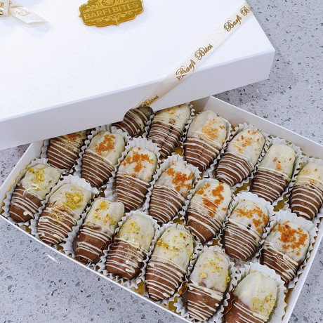 Chocolate Dipped Filled Dates Chocolate Dipped Filled Dates