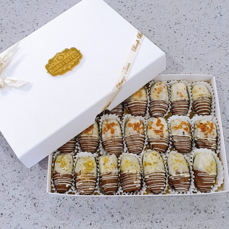 Chocolate Dipped Filled Dates Chocolate Dipped Filled Dates