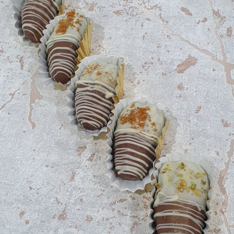 Chocolate Dipped Filled Dates Chocolate Dipped Filled Dates