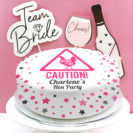 Pink Blossom Letterbox Cake