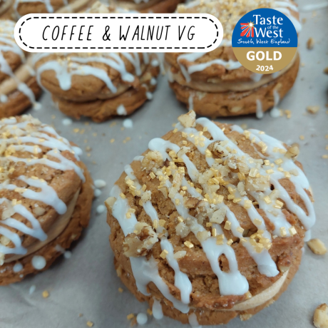 Coffee & Walnut Cookie Sandwich (vg)