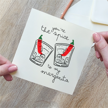 Spicy Margarita Friendship Card