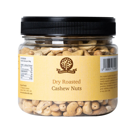Dry Roasted Cashew Nuts - Unsalted