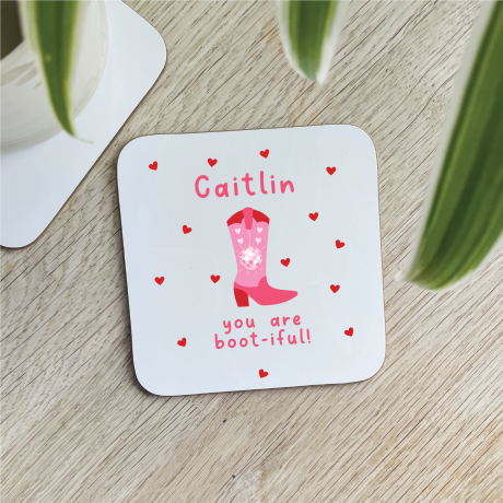 Cowboy Boot Bootiful Coaster