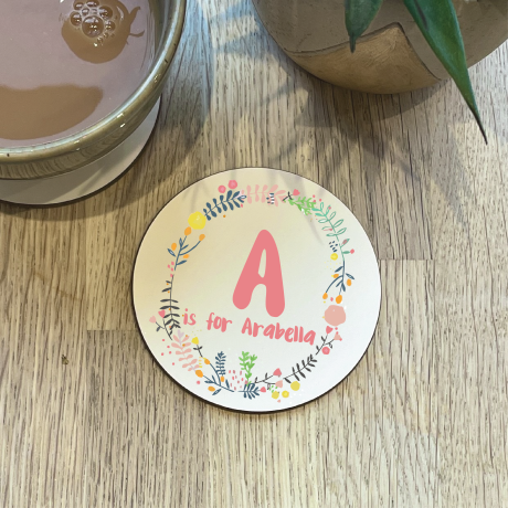 Floral Wreath Coaster