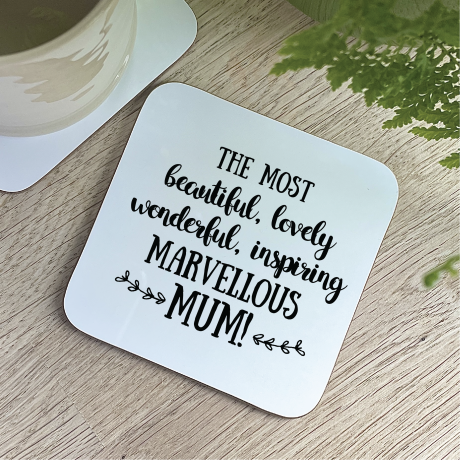 Marvellous Mum Coaster