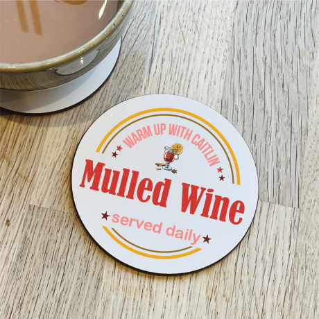 Mulled Wine Logo Coaster