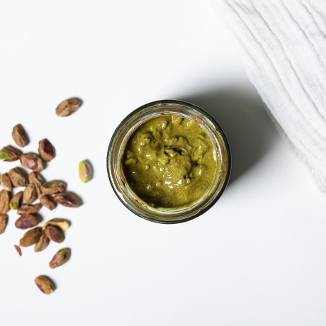 Nutural World Pistachio Butter - crunchy topshot