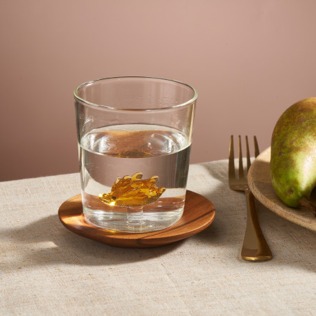 Cute 3D Hedgehog Drinking Glass