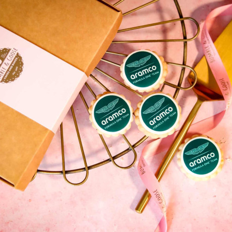 Aston Martin F1 Logo Biscuits Aston Martin F1 Logo Biscuits