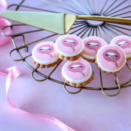 Charlotte Tilbury product launch London personalised biscuits Charlotte Tilbury product launch London personalised biscuits