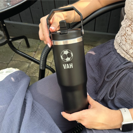 Water Bottle with Football