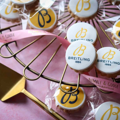 Breitling personalised biscuits for product launch Breitling personalised biscuits for product launch