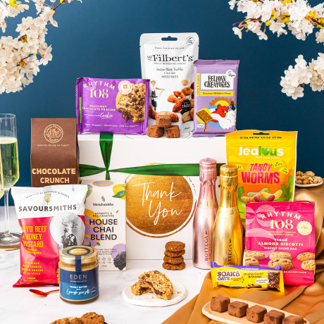 Grateful Thank You Gourmet Food Hamper, Vegan, Gluten-Free & Personalised Gift