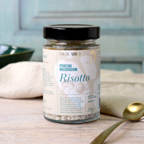 Delicario Porcini Mushroom Risotto Delicario Porcini Mushroom Risotto