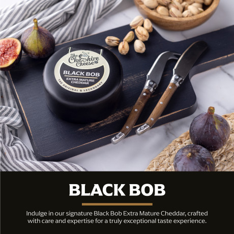Black Bob - Extra Mature Cheddar Cheese - Waxed Truckle 200g