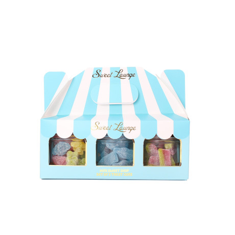 Mini Sweet Shop Carry Box – Vegan Christmas Gift with 3 Plant-Based Gummies