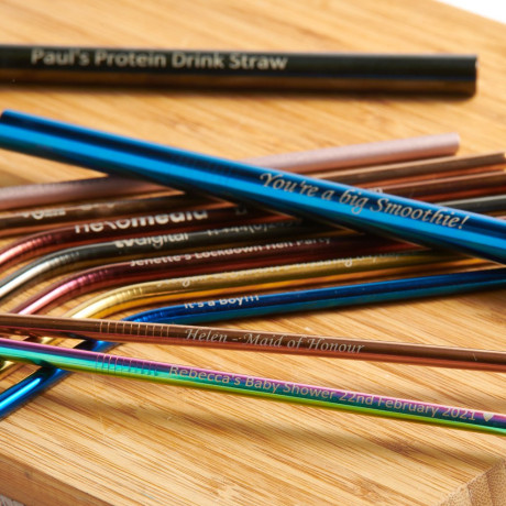 Personalised Metal Straws