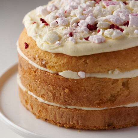 Raspberry & Lemon Meringue Cake- 6 Inch