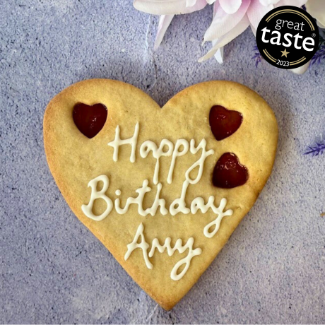 Giant personalised Happy Birthday cookie