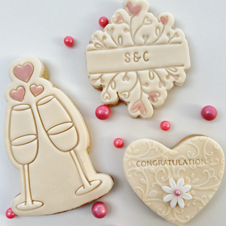 Engagement/Wedding/Anniversary Biscuit Box Engagement/Wedding/Anniversary Biscuit Box