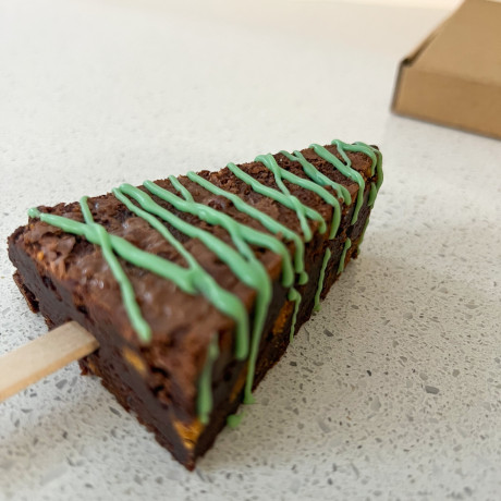10 x Gift Boxed Chocolate Brownie Christmas Tree