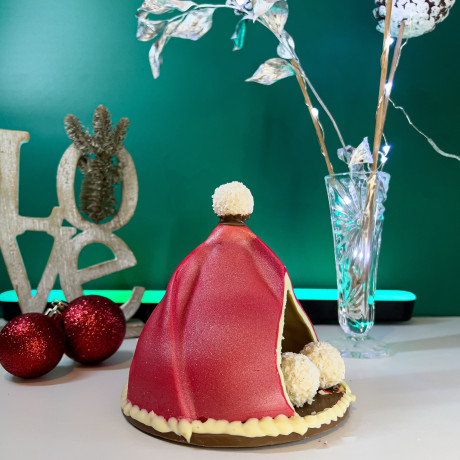 Christmas Chocolate Santa Hat