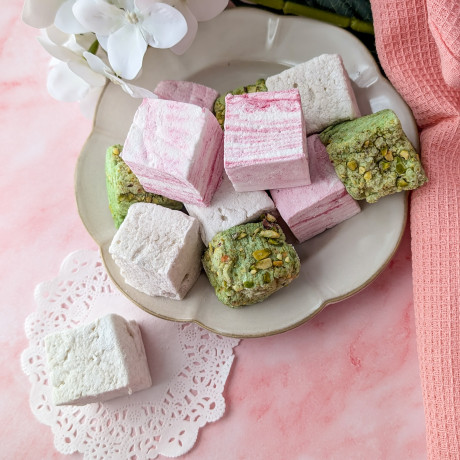 Gourmet Marshmallows Gift Box, 12 Halal Marshmallows