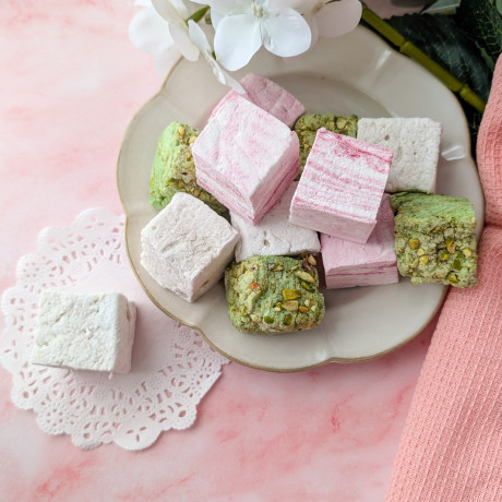 Gourmet Marshmallows Gift Box, 12 Halal Marshmallows