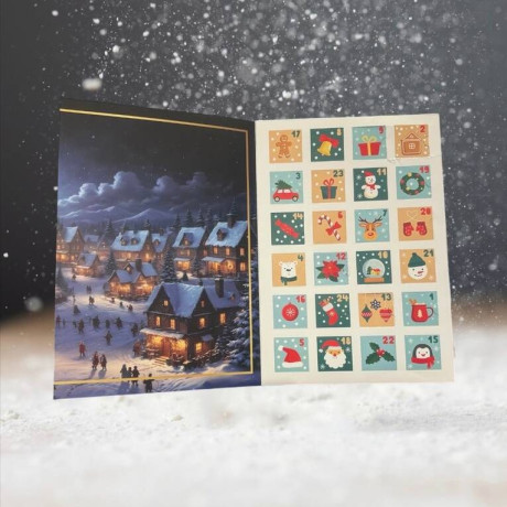 Festive Mini Bites Belgian Chocolate Advent Calendar
