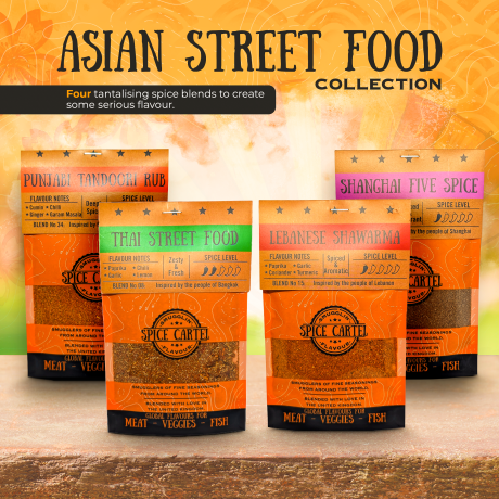 Asian Street Food Spice Blend Giftbox - 4 x 35g