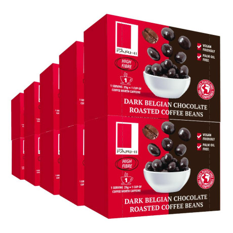 Dark Chocolate Coffee Beans (Pack of 10 x 65g)