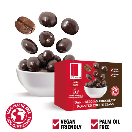 Dark Chocolate Coffee Beans (Pack of 10 x 65g)