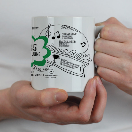 90th birthday gift mug