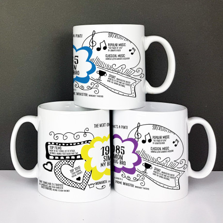 Personalised 40th Birthday 1985 gift mug Personalised 40th Birthday 1985 gift mug