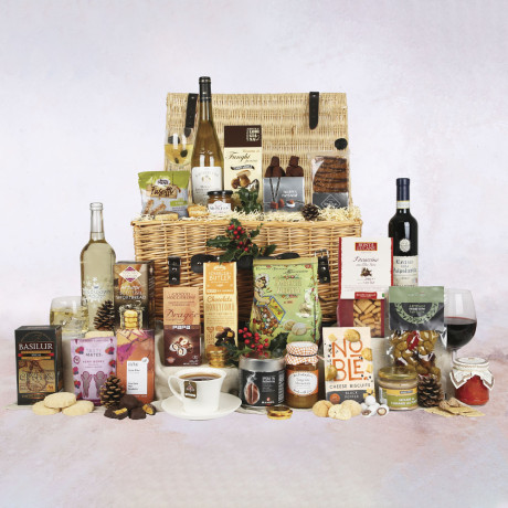 Elegance Hamper in Wicker Basket