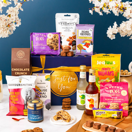 Luxury Gourmet Food Hamper (Limited Edition), Vegan &amp; Gluten Free Personalised Gift