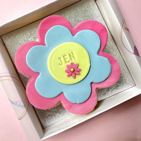 Personalised Flower Letterbox Cake