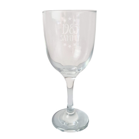 40th birthday wine glass 40th birthday wine glass