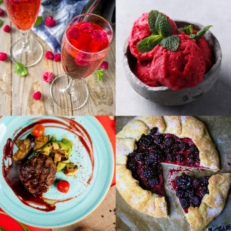 Cooking with blackcurrant Spirit
