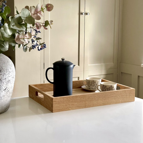 Engraved Wooden Butler's Tray