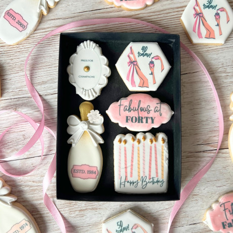 Milestone Birthday Biscuit Gift for Her