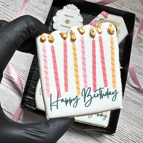 Milestone Birthday Biscuit Gift for Her