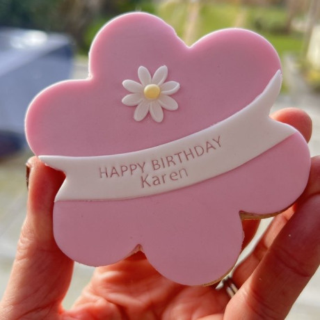Personalised Flower Letterbox Cake