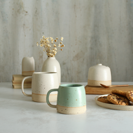 Ceramic Espresso Mug in Pastel Colours
