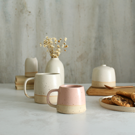 Ceramic Espresso Mug in Pastel Colours