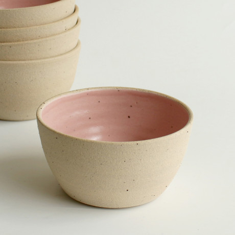 Ceramic Cereal Soup Bowl in Pastel Colours