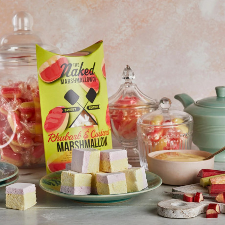 Artisan Marshmallows - Rhubarb & Custard