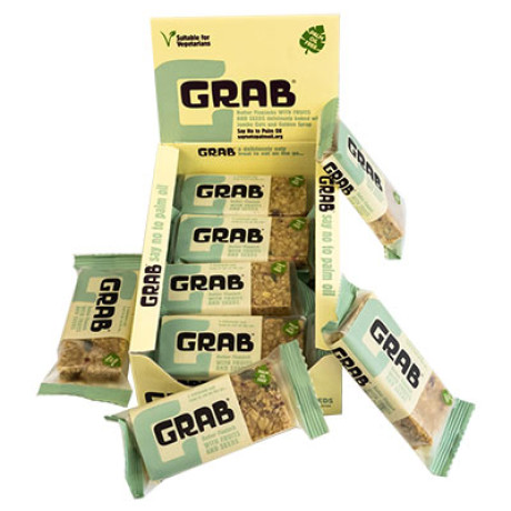 Grab Energy Butter Flapjacks with Fruits & Seeds 12x65g