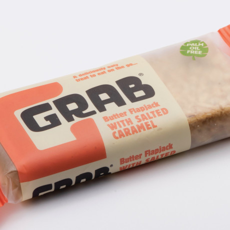 Grab Energy Butter Flapjacks with Salted Caramel 12x65g